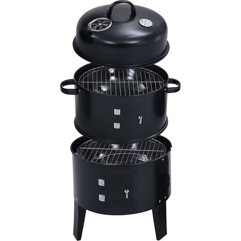 Maison Exclusive - Griglia Barbecue a Carbone 3-in-1 40x80 cm (1/5)