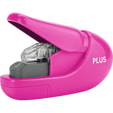 Agrafeuse sans agrafes zéro effort, staple-free Stapler, jusqu’à 5 feuilles – Rose (1/5)