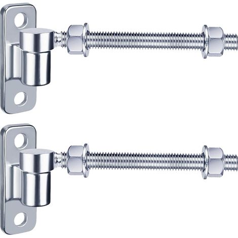 2pcs Charniere Porte Lourde, Charnières de Portail, M12 Charniere Inox Gond Portail Pour Portails De Jardin Portails De Clôture Porte De Cour, 150mm (1/5)