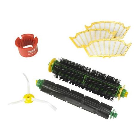 Komplettset Medium mit 6-armiger Seitenbürste für iRobot Roomba 505 510 520 521 530 531 532 533 534 535 536 540 550 555 560