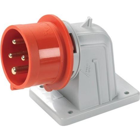Spina industriale da parete, 380V, 3P+T, 16A, IP54 - Rosi 1001015