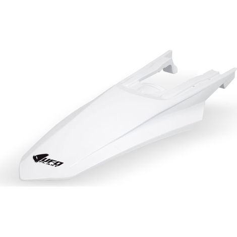 Guardabarros trasero UFO para KTM SX/SXF (SX-F) 125/250/300/350/450F 2023, color blanco.