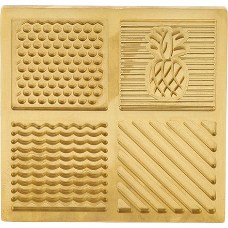 Moule à glaçons en laiton épais antirouille, 4 motifs, pour bar et maison. (1/5)
