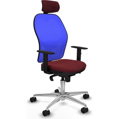 Piqueras y Crespo Silla Ergonómica Pro Rojo Granate (1/3)