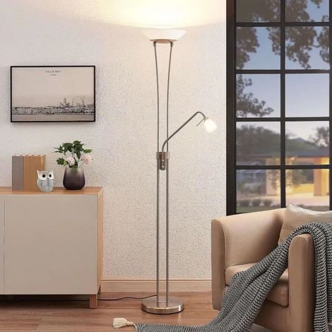 [GEBRAUCHT] B-Ware Lindby Jovina Stehleuchte Stehlampe Lampe Leuchte Innenraumleuchte mit Lesearm (1/2)