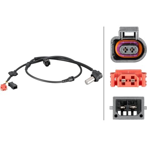 Capteur, vitesse de roue Hella 6PU 012 806-921 AUDI 131417 2501417 8D0 927 803 B