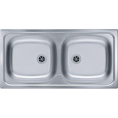 Alveus Basic - Lavello, 86x44 cm, acciaio inox 1008846