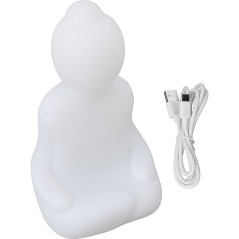 Ortviai Lampe de respiration guidée pour méditation visuelle – Lumière LED silicone, 17,3 x 9,7 cm, sans piles (1/5)