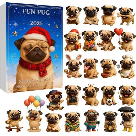 Calendrier de l'Avent, pendentif 2D, compte à rebours de Noël 24 jours avec pendentifs, pour fille, nièce, famille, amis, adolescents, étudiants, cartable, sac à dos (1/5)