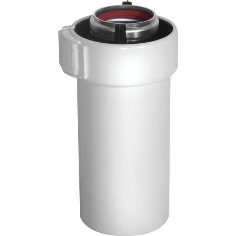 Conduit ubbink gaz alu/pvc 250mm blanc 80/125 (1/3)