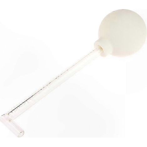 Outil manuel en verre pour l'extraction du cérumen et des amygdales solution de soins buccaux (blanche) (1/5)