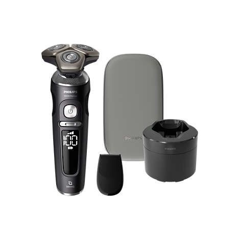 Philips Shaver S9000 Prestige SP9840/32 rasoio elettrico Rotazione Trimmer Grigio (1/5)