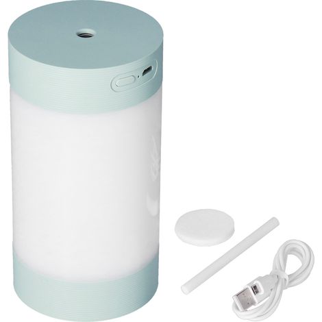 Ventilateur silencieux 5200mAh, ventilateur de bureau portable 180° avec lumière LED, rechargeable USB pour camping, télécommande, crochet intégré (1/5)