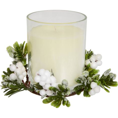 Candela profumata da tavolo, bianca, 170 g - Atmosphera créateur d'intérieur (1/4)