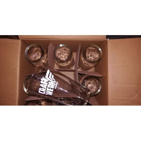 Lot de 6 verres Craft Werk - Verres à bière 30 cl