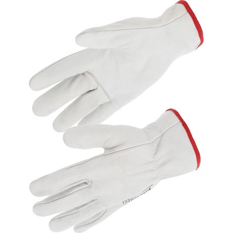 Gants de travail cuir SINGER SAFETY PROSUR 50F - Blanc - 9 (L) (1/4)