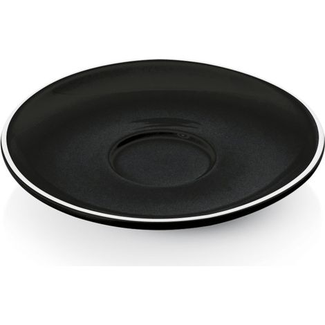 Soucoupe expresso noir bord blanc pour 4998009 ITALIA BLACK lot de 6 - Was Germany (1/2)