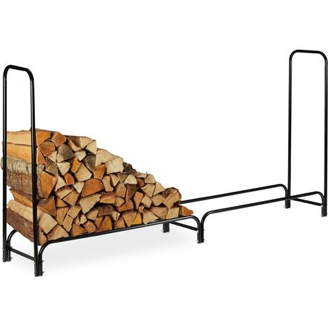 Soporte de madera de metal grande