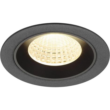 Spot encastré Numinos M noir 3000K - 55 deg - 1009619