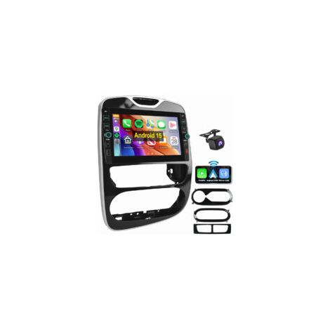 Pour Renault Clio 4 2012-2019 Android 15 Autoradio Carplay GPS USB WIFI Type-C 2+32G CAM