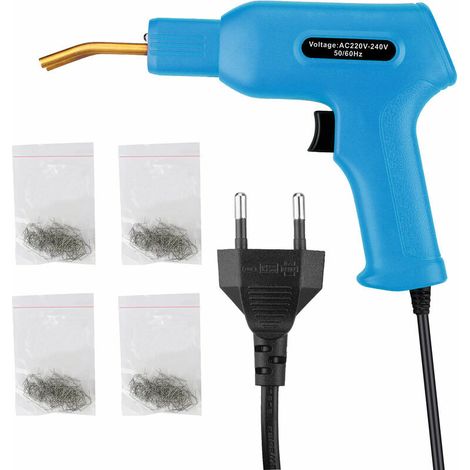 Machine A Souder En Plastique A Main, Reparation De Pare-Chocs De Voiture, Outils De Soudage, Machine De Reparation De Pvc, Bleu, Norme Europeenne (1/5)
