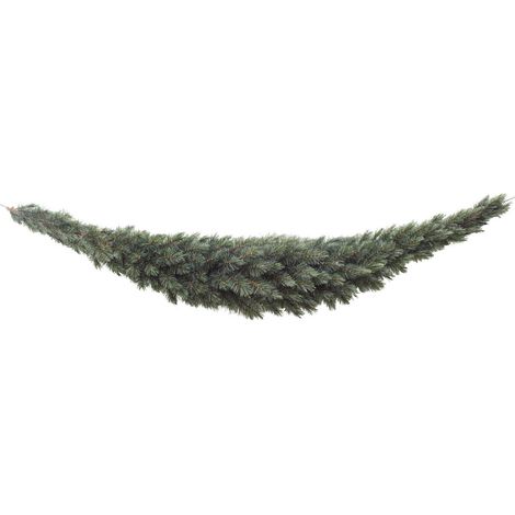 Guirlande de Noël Artificielle Sapin Givré en PVC Bleu pour Décoration Suspendue 180 cm - PANGIVO (1/4)