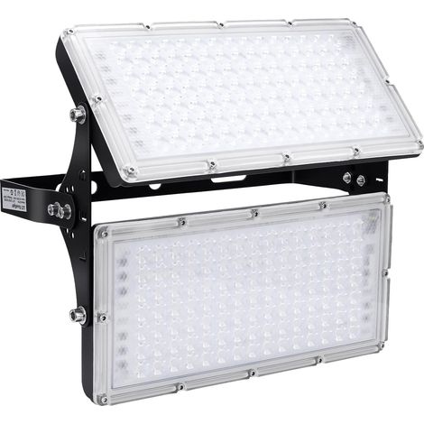 Projecteur LED 200W, Intérieur Extérieur 20000LM, Spot IP66, Eclairage de Sécurité Blanc Chaud 2800-3200k, Floodlight Idéal pour Jardin, Garage, Route