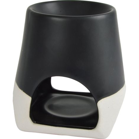 Cheminée en céramique pour bougies tealight et cire parfumée, 10,5 cm