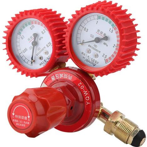 Compteur de réducteur de Propane, Compteur de Valve de réduction de Pression de Propane, Alliage de Zinc 1m³/h pour Valve pneumatique (1/5)