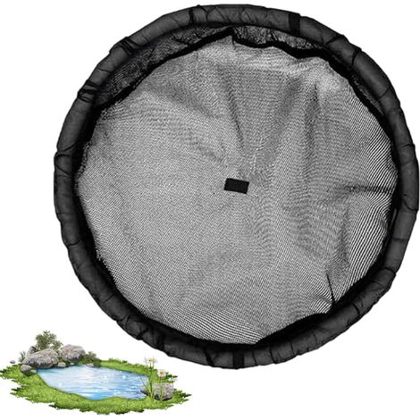 Barrière Flottante - Lot de 2 - Polyester - Maille Fine - Étang et Bassin - 45 cm (1/5)