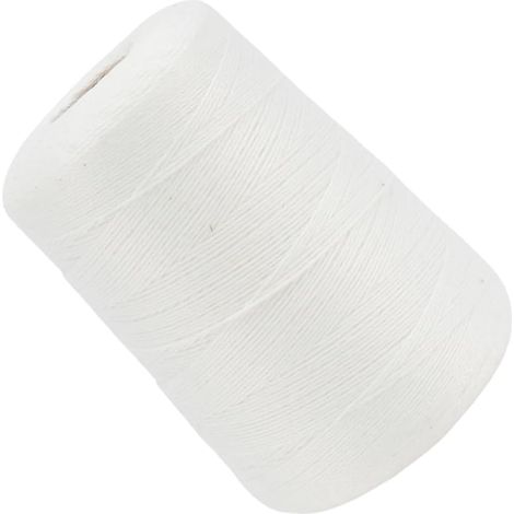 Ficelle Cuisine en Coton Blanc 1mm pour Emballage Alimentaire, Ficelle pour Viande et Jambon, Rouleau Unique pour Boucherie et Épicerie (1/5)
