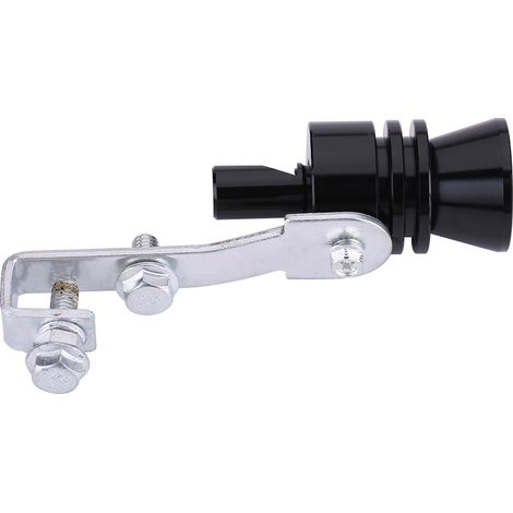 Silencieux sifflet turbo sonore noir pour pot d'échappement auto simulateur de valve de décharge (1/3)