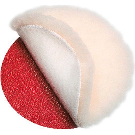 Fein Lammfell mit Klettenschnellbefestigung Ø 125 mm - 63723008000 (1/2)