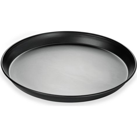 Plaque à pizza ronde Ø 20 cm H 2,5 cm acier bleu lot de 10 - Was Germany (1/2)
