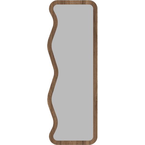 Miroir sur pieds en bois 50x190cm - Bois foncé - Ronda (1/5)