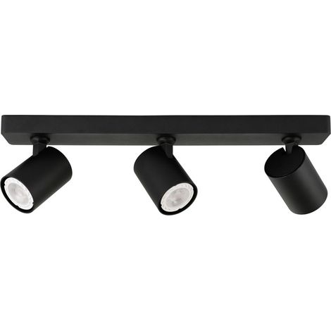 Italux Lumsi Barre de plafonnier moderne à 3 lumières, GU10
