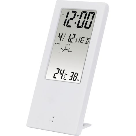 Hama Thermomètre/hygromètre TH-140 avec indication météo Blanc (1/5)