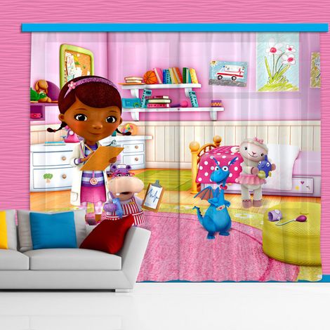 Rideaux Docteur la Peluche Consultation Disney-Standard : 280x245 cm (1/2)