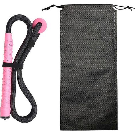Corde d'entraînement pour swing de golf, accessoire de fitness avec balle EVA pour corriger la posture et exercices (rose) (1/5)