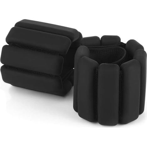Poids de poignet ajustables - Poids de musculation - Bracelets lestés portables - 2 pièces (1/5)