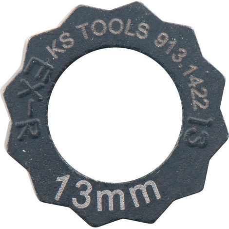 KS Tools - Bague d'extraction pour écrou âbimé, 13 mm - 913.1422