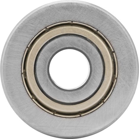 Galet de guidage à billes étanche pour rail en V 120°, acier, 12x41x20 mm, LV201ZZ, x1 (1/5)