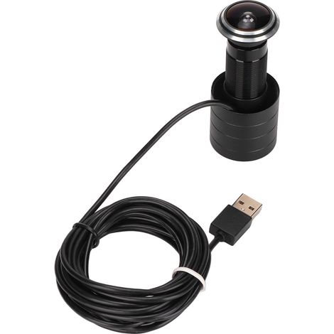 Caméra de judas de porte grand angle 1080p 2 millions de pixels, sans pilote, USB HD, pour la maison