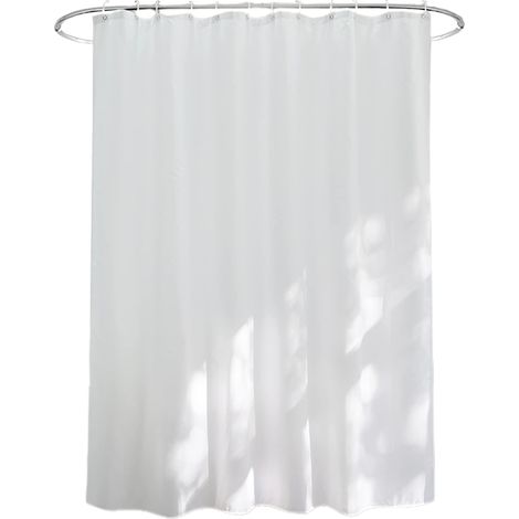 1 Rideau de douche, tissu textile imperméable, œillets métalliques antirouille, salle de bain (1/5)