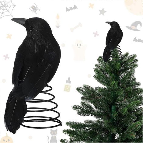 Décoration de sapin miniature fantôme d'Halloween, 14 cm, pour décorer votre sapin de Noël ou votre maison. (1/5)