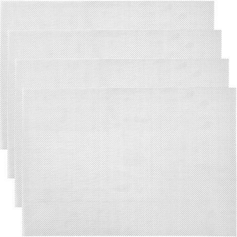 Juego de 4 mosquiteras de malla de acero, 30 x 21 cm, malla metálica fina, a prueba de roedores, malla de alambre para mantener alejados a mosquitos, ratones e insectos, ideal para ventanas, cocinas y (1/5)