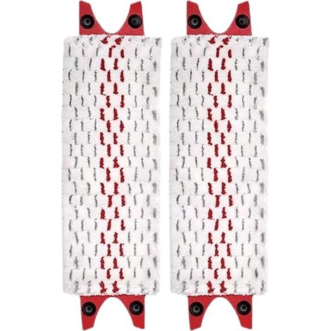 Generisch Kompatibel mit Vileda, kompatibel mit Ultra, Mikrofaser-Bodenwischpads, Ersatz-Flachwischtuch, schnelltrocknend, maschinenwaschbar, Wiederverwendbare Reinigungswerkzeuge(2pcs)