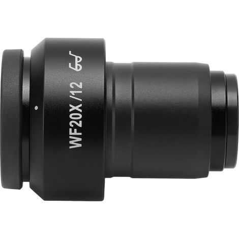 Oculaire de microscope, lentille oculaire, point haut, visibilité réglable, interface 30 mm, noir (1/5)