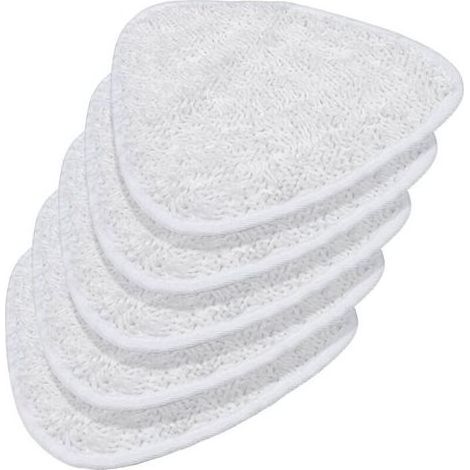 Lot de 5 Recharge pour Balai Vapeur Vileda Steam, Nettoyeur Serpillere Balai Vapeur, Accessoire Balai Vapeur Microfibre Compatible avec Vileda Steam, Lavables en Machine Réutilisation (1/5)