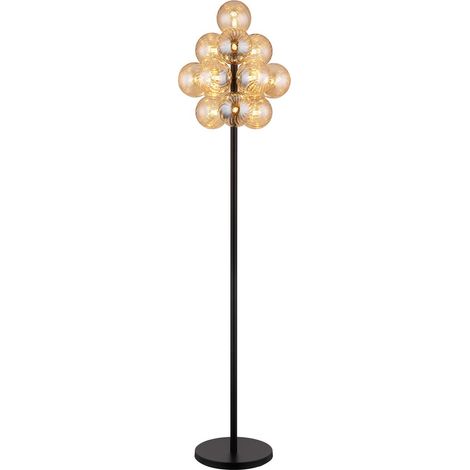 Globo - lampada da tavolo - CONOR - ambra - vetro - Ø 40cm - G9 - (1/5)